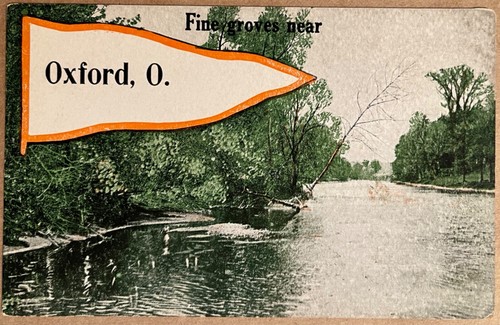 Oxford ohio pennant greeting - ohio,